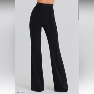 NADINE MERABI CHARLOTTE BLACK TROUSERS